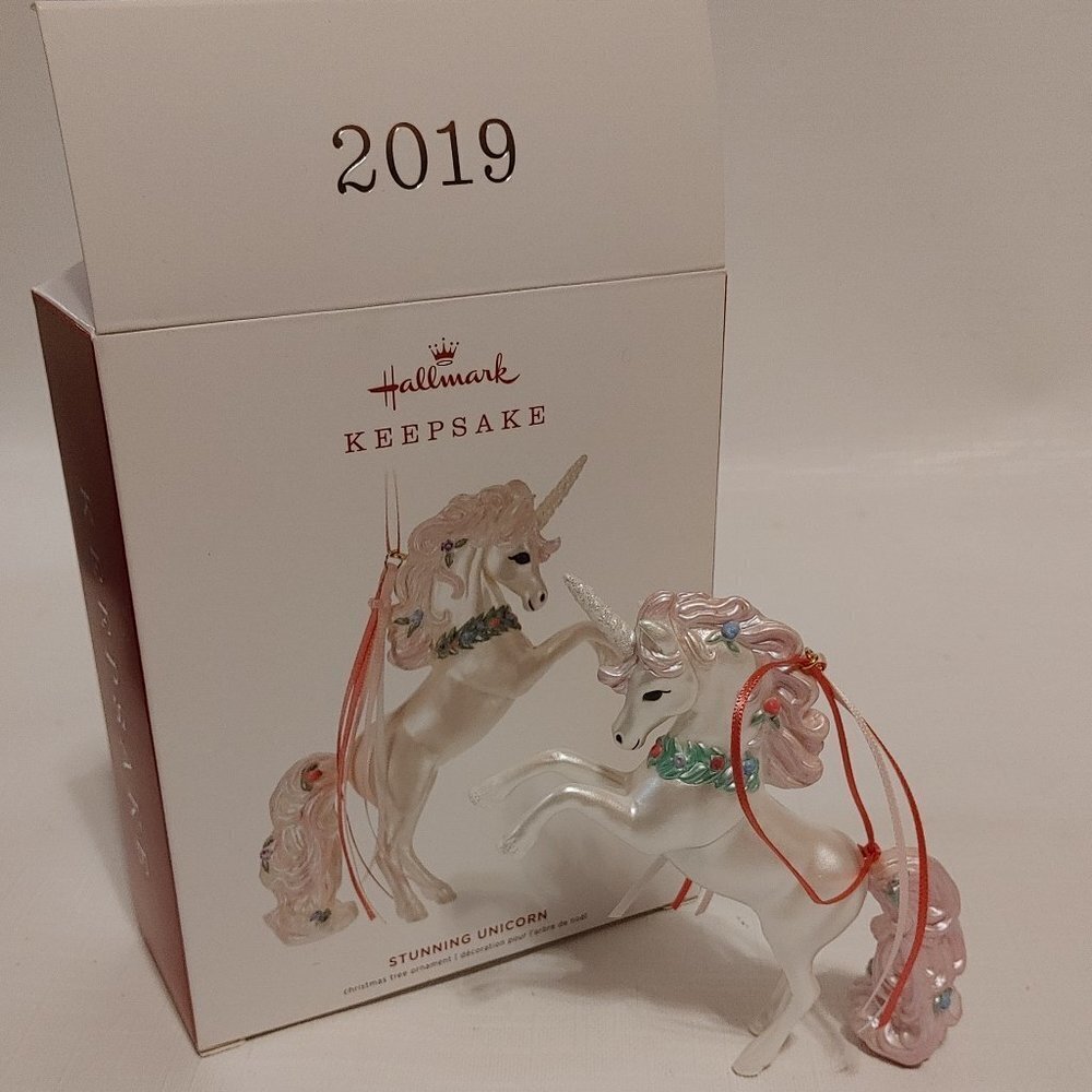 2019 Hallmark Stunning Unicorn Ornament Keepsake Christmas Tree Ornament…